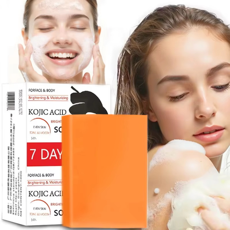 Kojic Acid Soap - Kojic acid Handmade Soap Glutathione Frosted