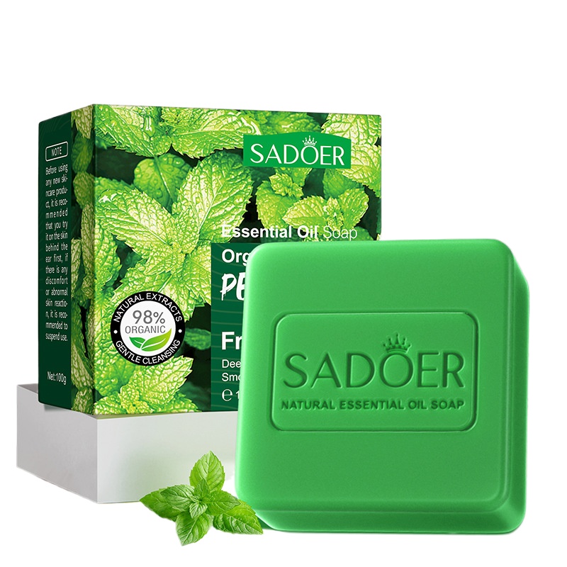 Kojic Acid Soap - Peppermint Essential Oil Soap Body Shower