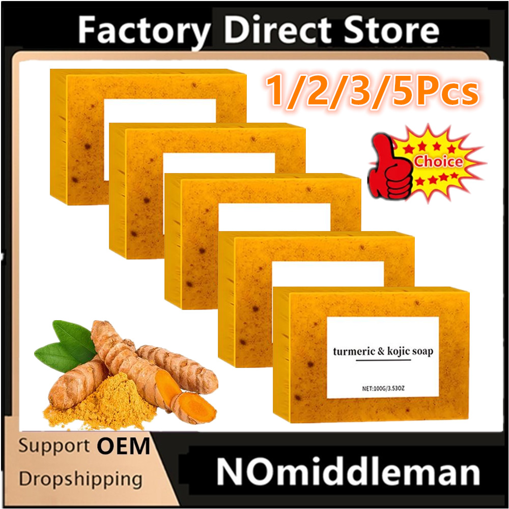 Kojic Acid Soap - 100g Turmeric Hand Made Soap, Lemon