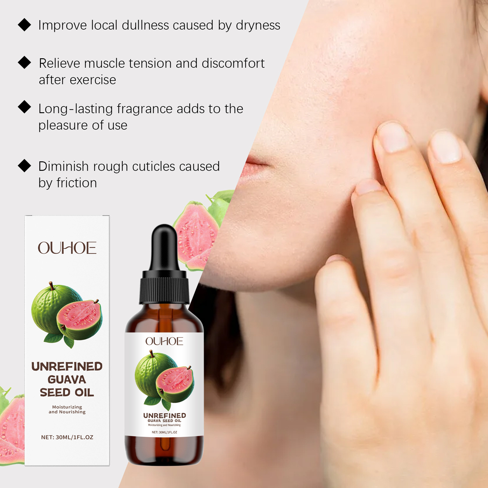 Natural Guava Seed Oil Redness - đánh giá và giá Skincare Glow