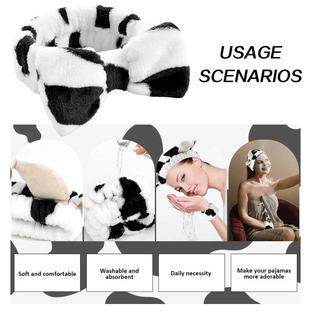 4pcs 3D Cow Headband Super Cut - đánh giá và giá Skincare Routine