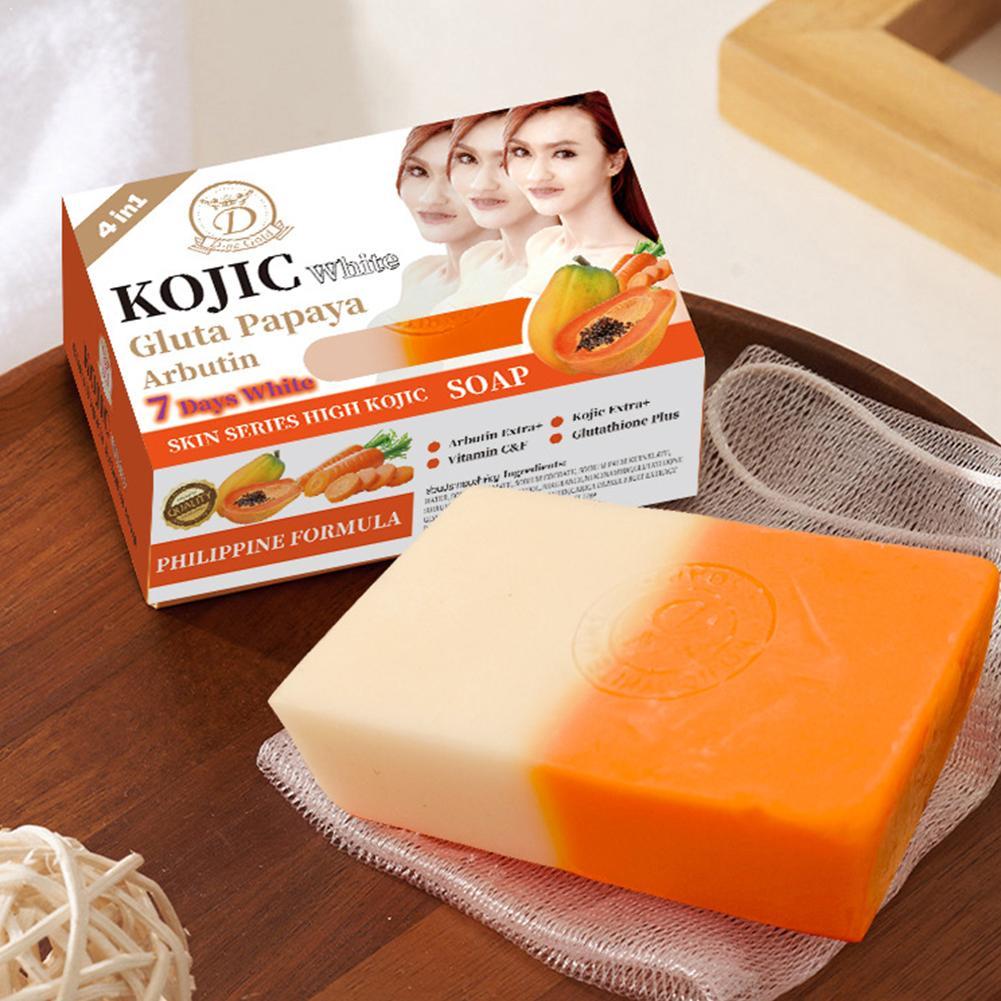 Papaya & Turmeric Handmade Soa - đánh giá và giá Kojic Acid Soap